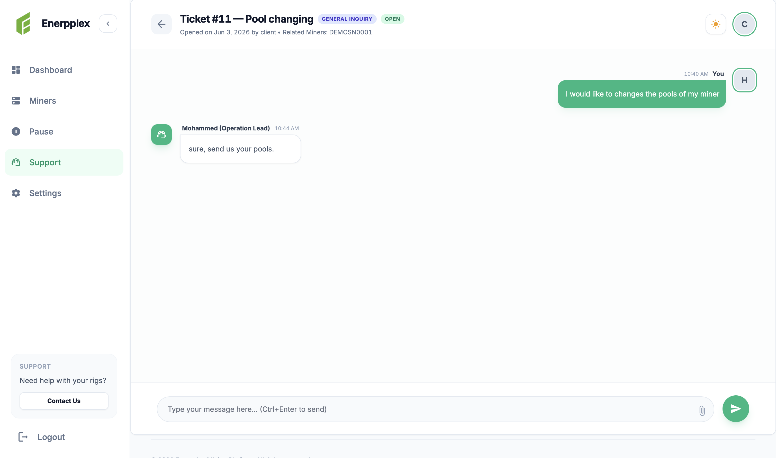 Direct Support